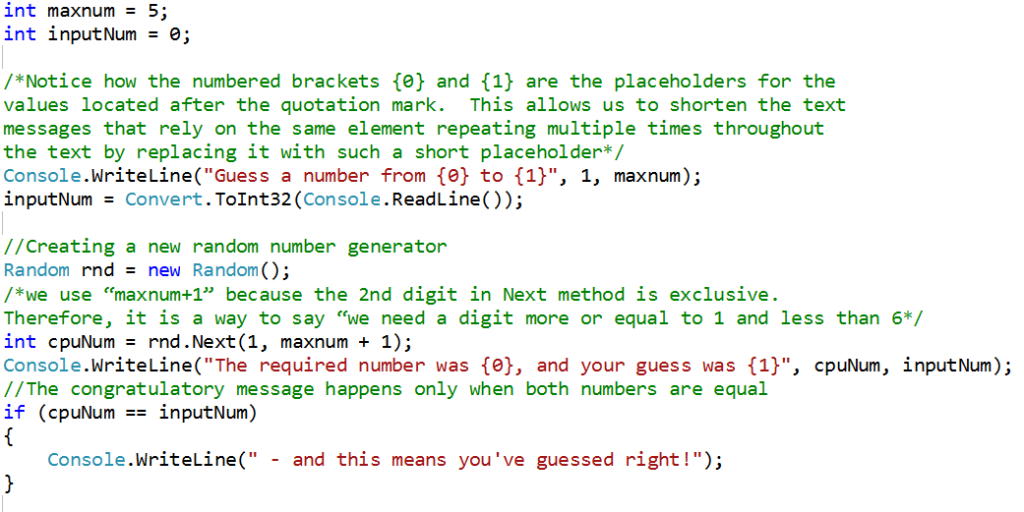 random assignment in c