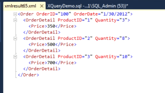 xquery variable assignment