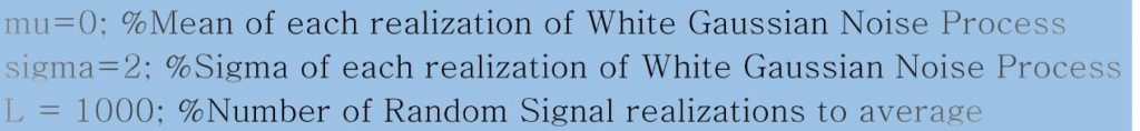 how to generate gaussian noise in matlab
