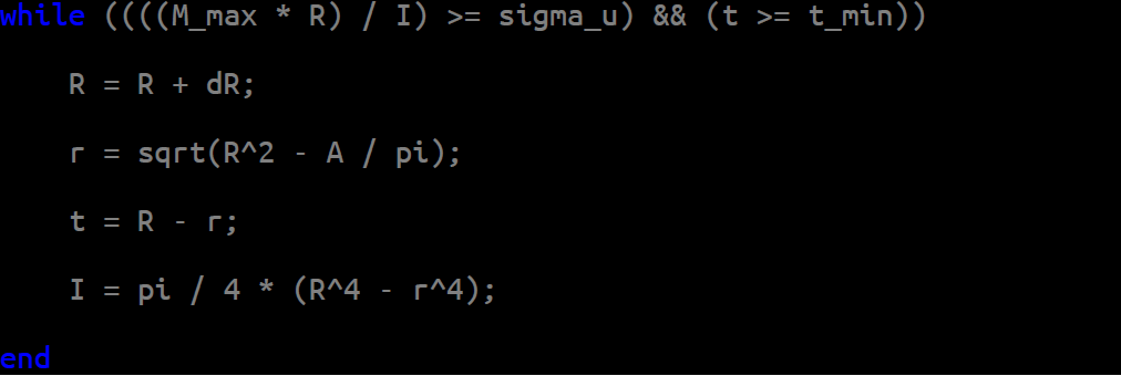 matlab for and while loops