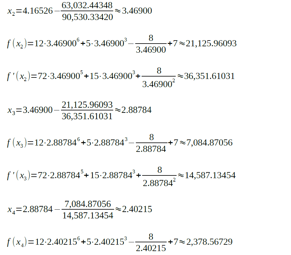 modified newton raphson method calculator