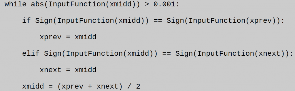 Bisection Method Example: Hand Solution and Python Code - Blog ...