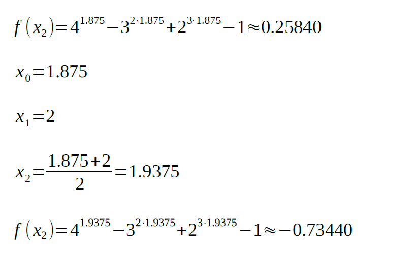 bisection method freemat