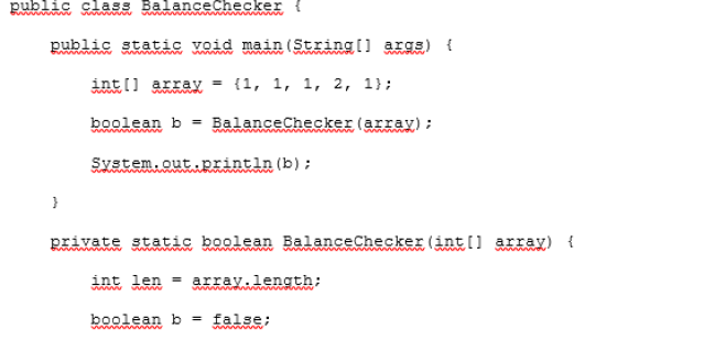 Balance Checker example