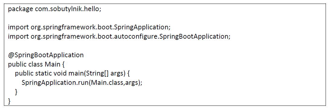 spring java configuration project