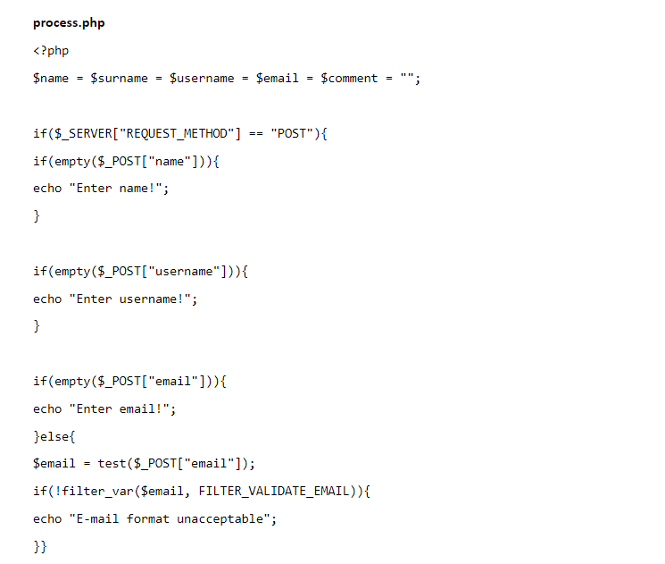 php file example analyzed